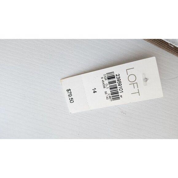 Loft Julie Trouser Size 14 Brown NWT - Picture 3 of 9